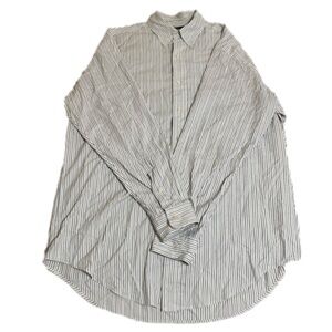 Vintage Ralph Lauren Men’s M Multicolor Yarmouth Pinstripe Button Down